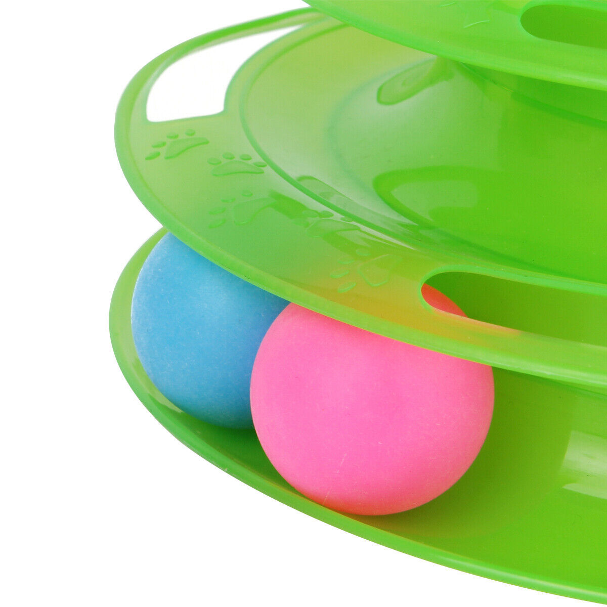 Interactive Cat Crazy Ball Toy Tower