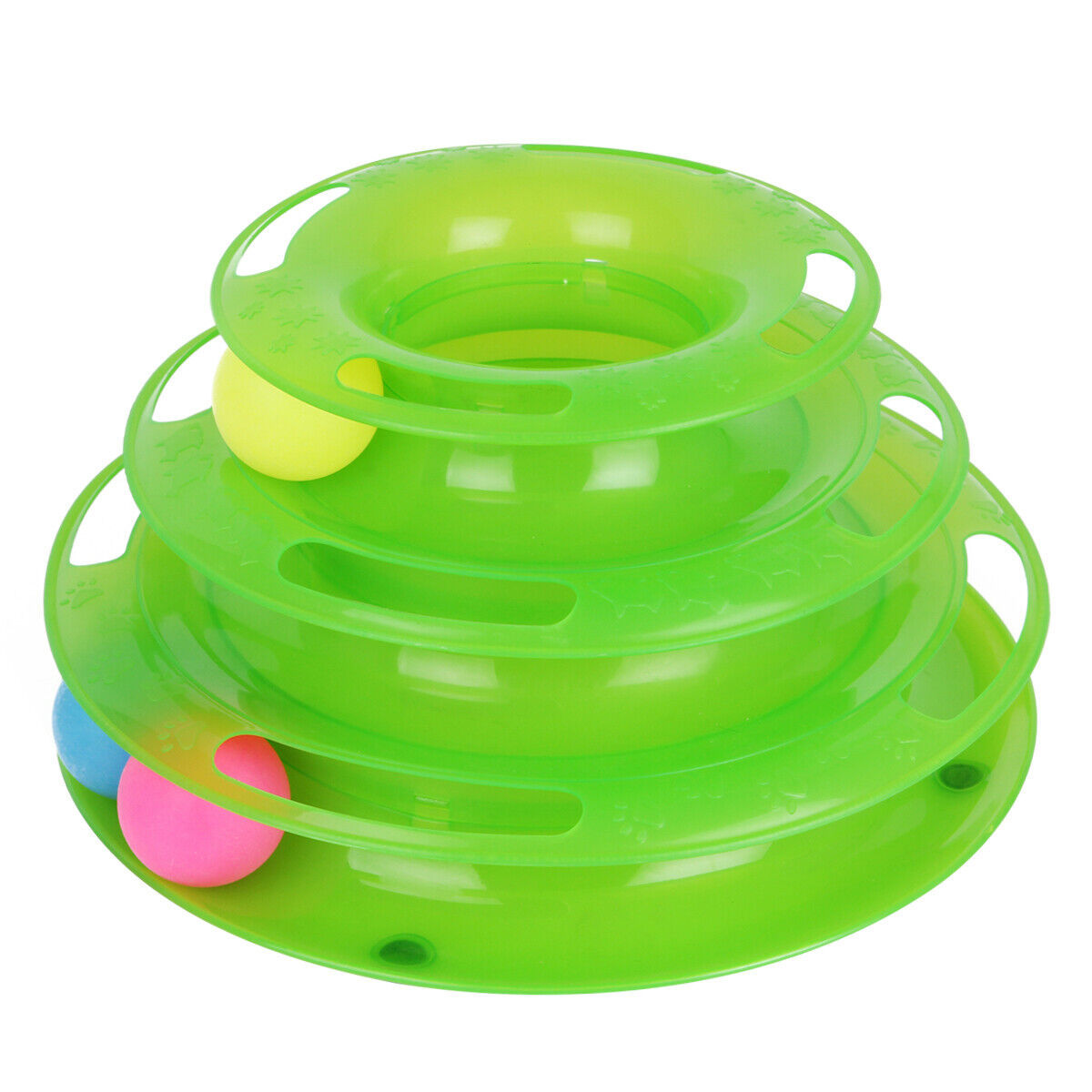 Interactive Cat Crazy Ball Toy Tower