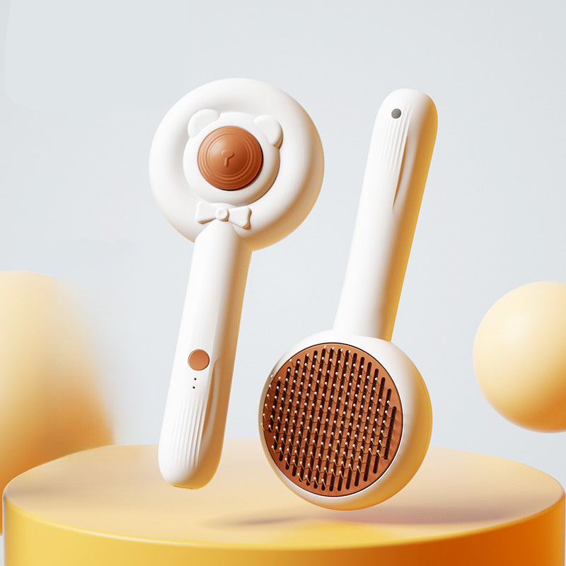 Rechargeable 2-in-1 Pet Nail Trimmer & Grooming Brush