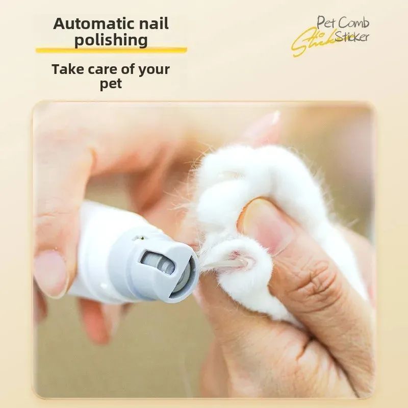 Rechargeable 2-in-1 Pet Nail Trimmer & Grooming Brush
