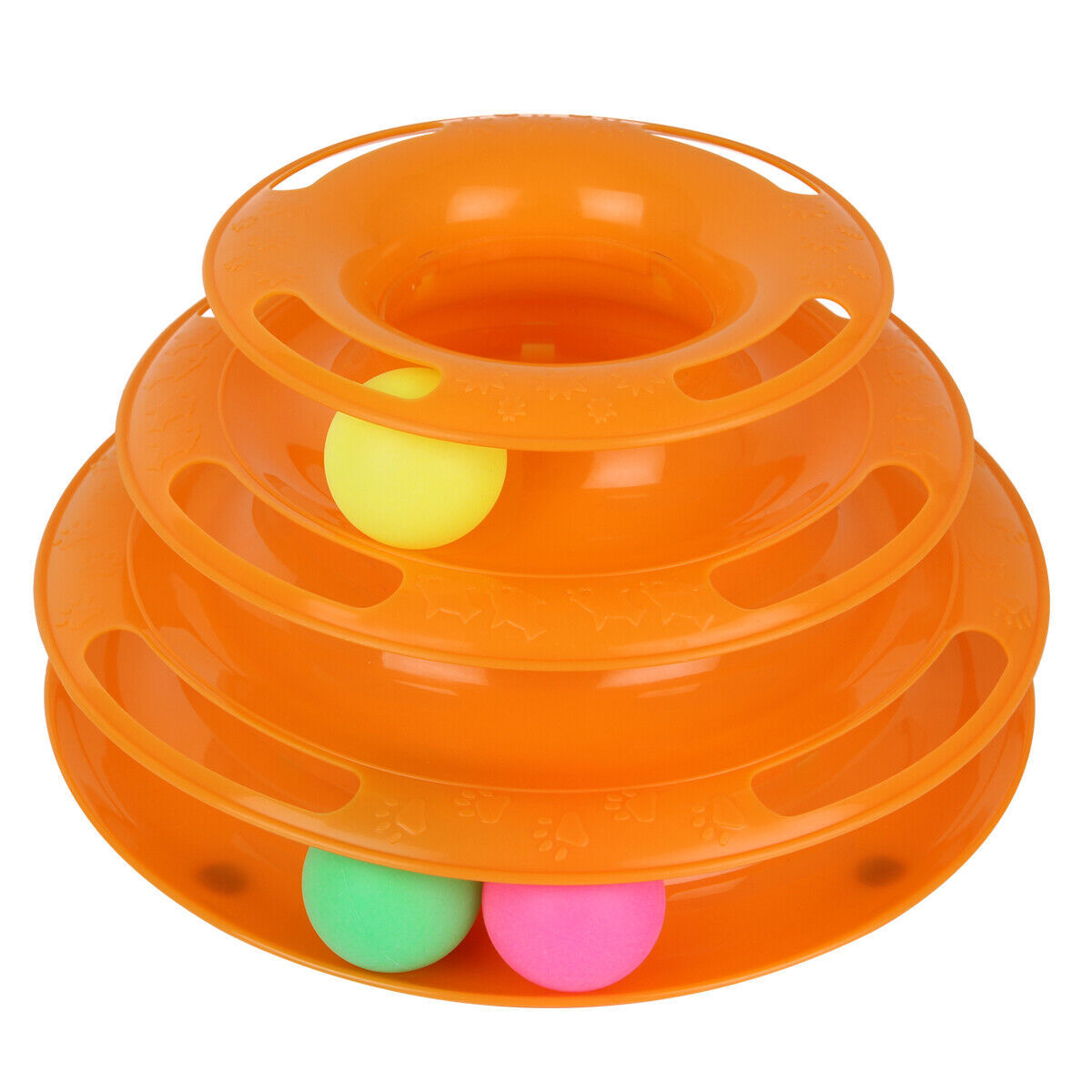 Interactive Cat Crazy Ball Toy Tower