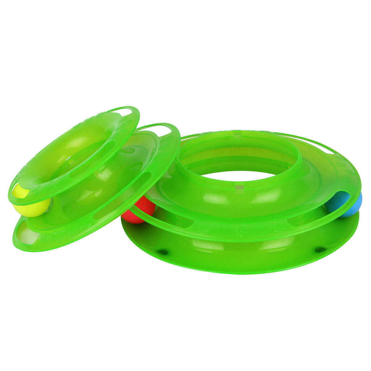 Interactive Cat Crazy Ball Toy Tower
