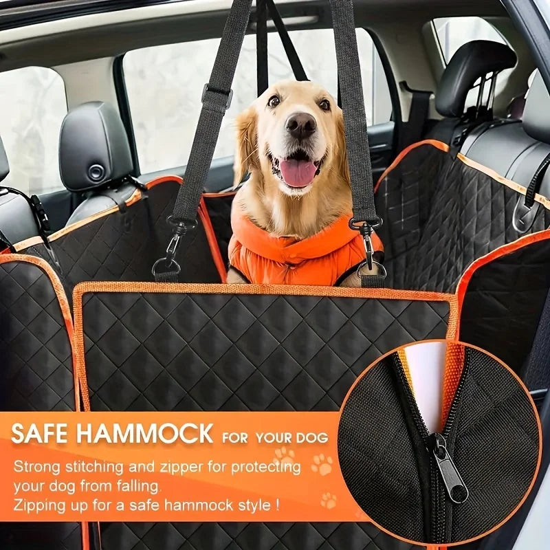 Waterproof Dog Car Seat Hammock Cover – Scratch-Resistant, Eco-Friendly Protector for All Breeds