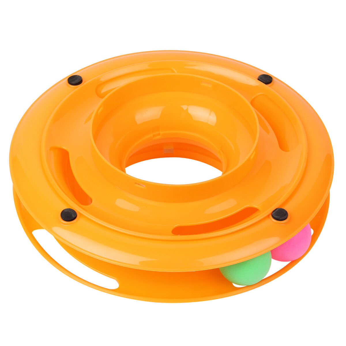 Interactive Cat Crazy Ball Toy Tower