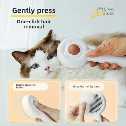Rechargeable 2-in-1 Pet Nail Trimmer & Grooming Brush