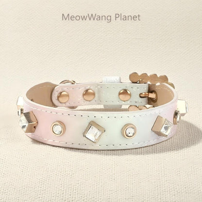 Luxury Gemstone Pet Collar & Leash Set