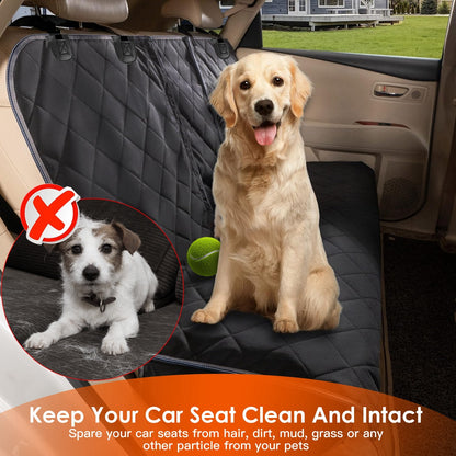 Waterproof Dog Car Seat Cover with Seat Belt
