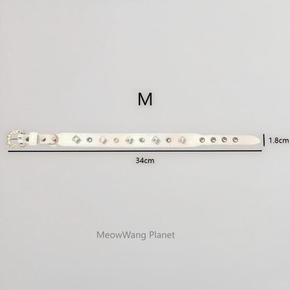 Luxury Gemstone Pet Collar & Leash Set