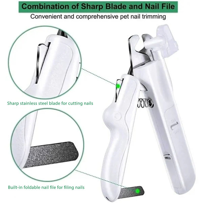 LED Pet Nail Clippers & Trimmer