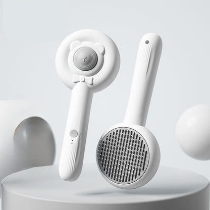 Rechargeable 2-in-1 Pet Nail Trimmer & Grooming Brush