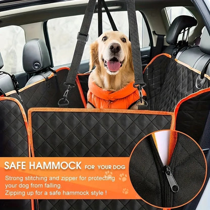 Waterproof Dog Car Seat Hammock Cover – Scratch-Resistant, Eco-Friendly Protector for All Breeds