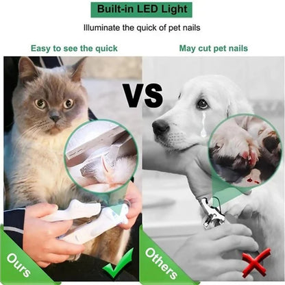 LED Pet Nail Clippers & Trimmer