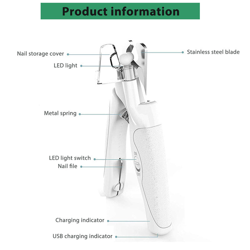 LED Pet Nail Clippers & Trimmer