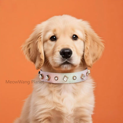 Luxury Gemstone Pet Collar & Leash Set