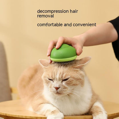 Avocado-Shaped Pet Grooming Brush & Hair Remover
