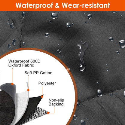 Waterproof Dog Car Seat Cover with Seat Belt